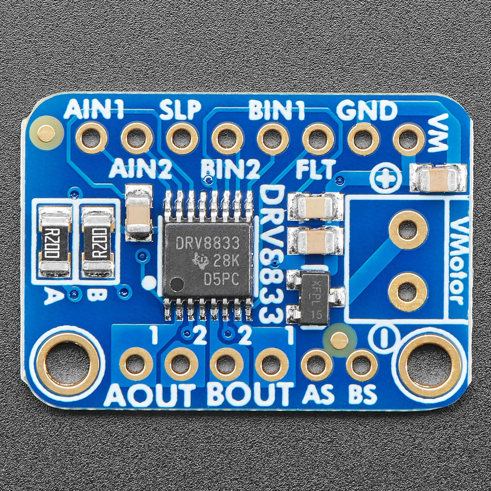 Adafruit DRV8833 DC/Stepper Motor Driver Breakout Board by Adafruit - The Pi Hut