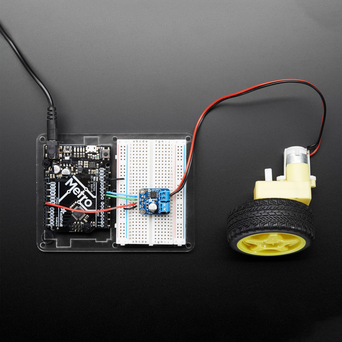 Adafruit DRV8871 DC Motor Driver Breakout Board - 3.6A Max by Adafruit - The Pi Hut