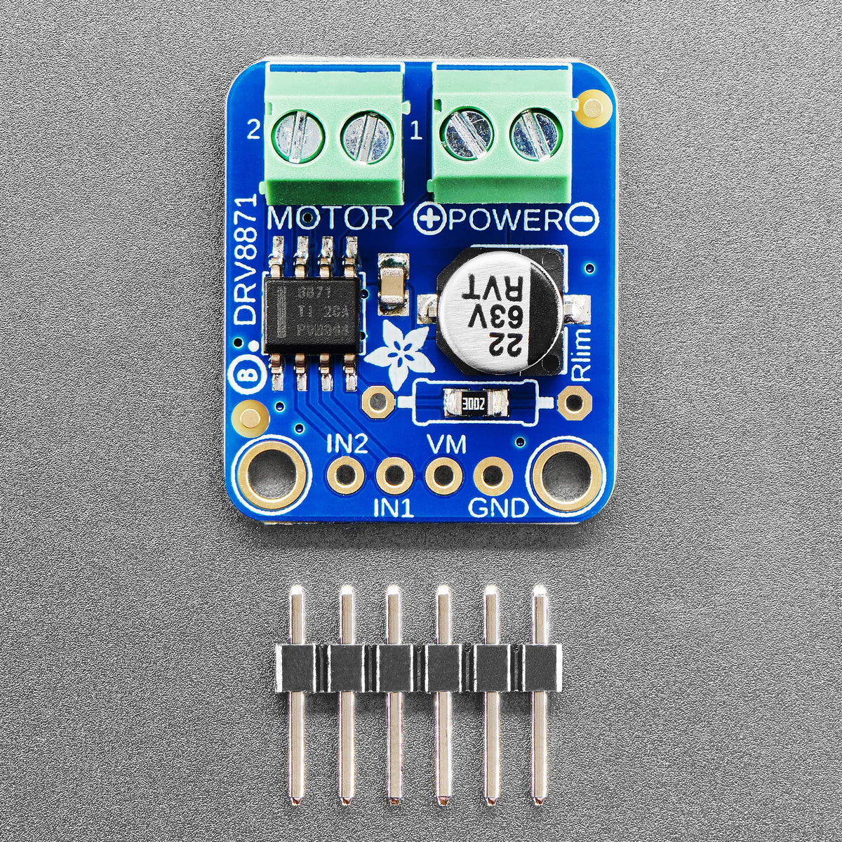 Adafruit DRV8871 DC Motor Driver Breakout Board - 3.6A Max by Adafruit - The Pi Hut