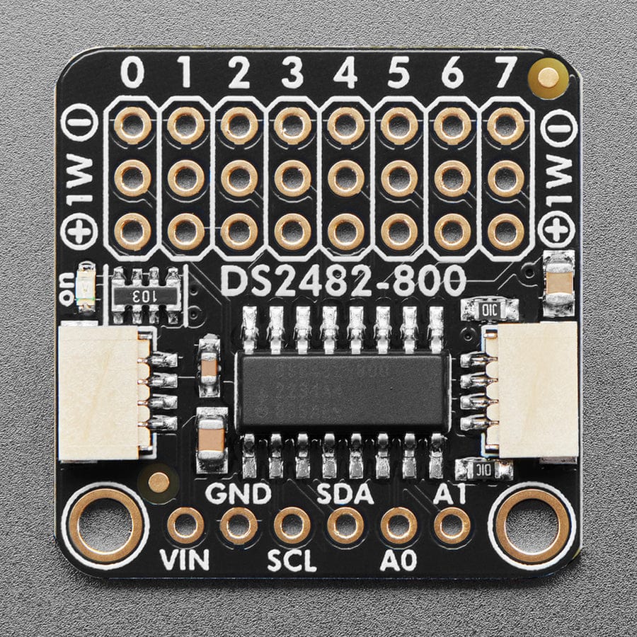 Adafruit DS2482S-800 8 Channel I2C to 1-Wire Bus Adapter - STEMMA QT / Qwiic