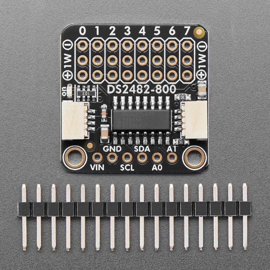 Adafruit DS2482S-800 8 Channel I2C to 1-Wire Bus Adapter - STEMMA QT / Qwiic