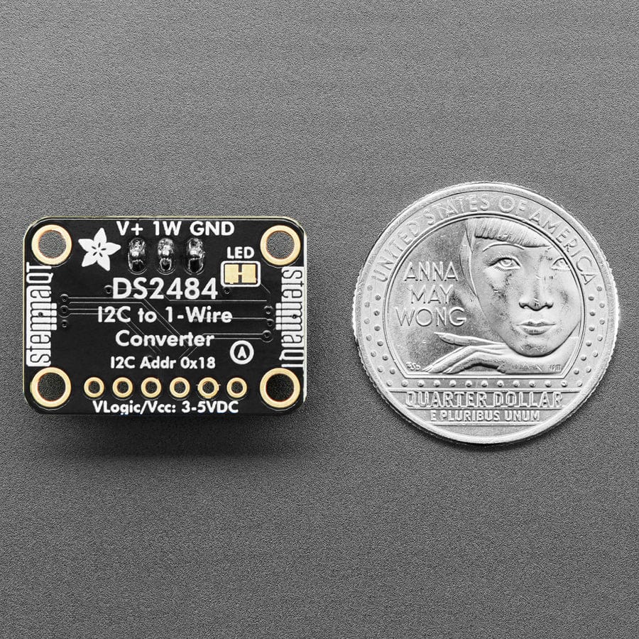 Adafruit DS2484 I2C to 1-Wire Bus Adapter Breakout - STEMMA QT / Qwiic JST SH 1mm