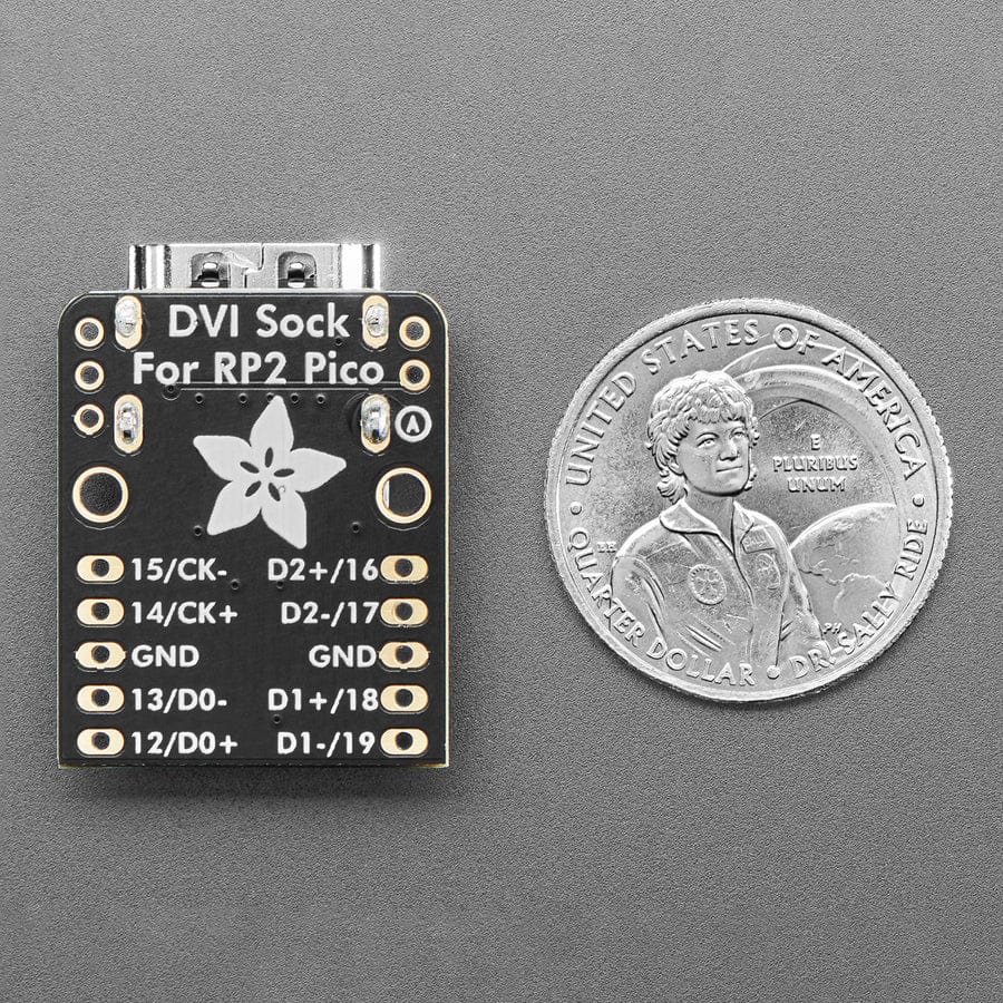 Adafruit DVI Sock for Pico - Works with HDMI Displays