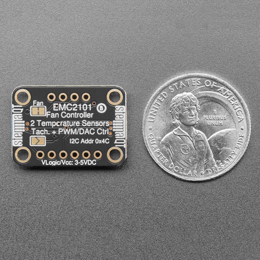 Adafruit EMC2101 I2C PC Fan Controller and Temperature Sensor (STEMMA QT / Qwiic) - The Pi Hut