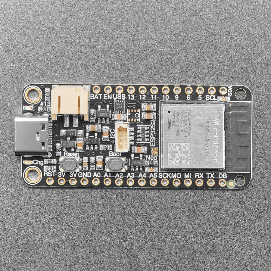 Adafruit ESP32-S2 Feather - 2 MB PSRAM and STEMMA QT / Qwiic