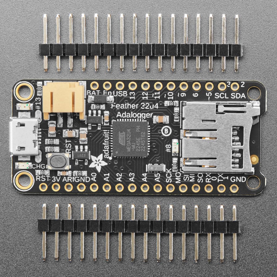 Adafruit Feather 32u4 Adalogger by Adafruit - The Pi Hut
