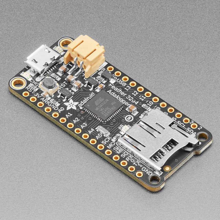 Adafruit Feather 32u4 Adalogger by Adafruit - The Pi Hut