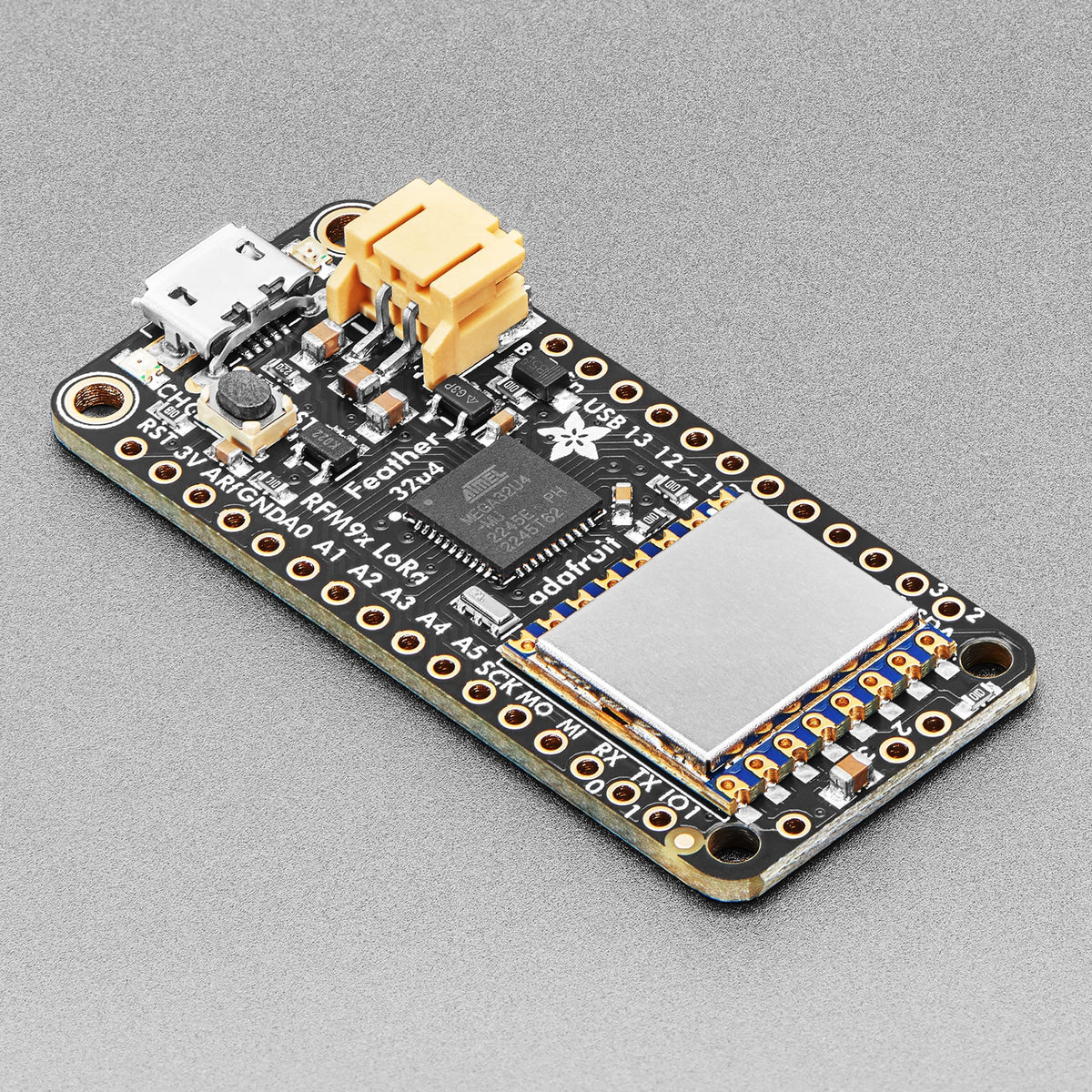 Adafruit Feather 32u4 RFM96 LoRa Radio - 433MHz (RadioFruit) by Adafruit - The Pi Hut