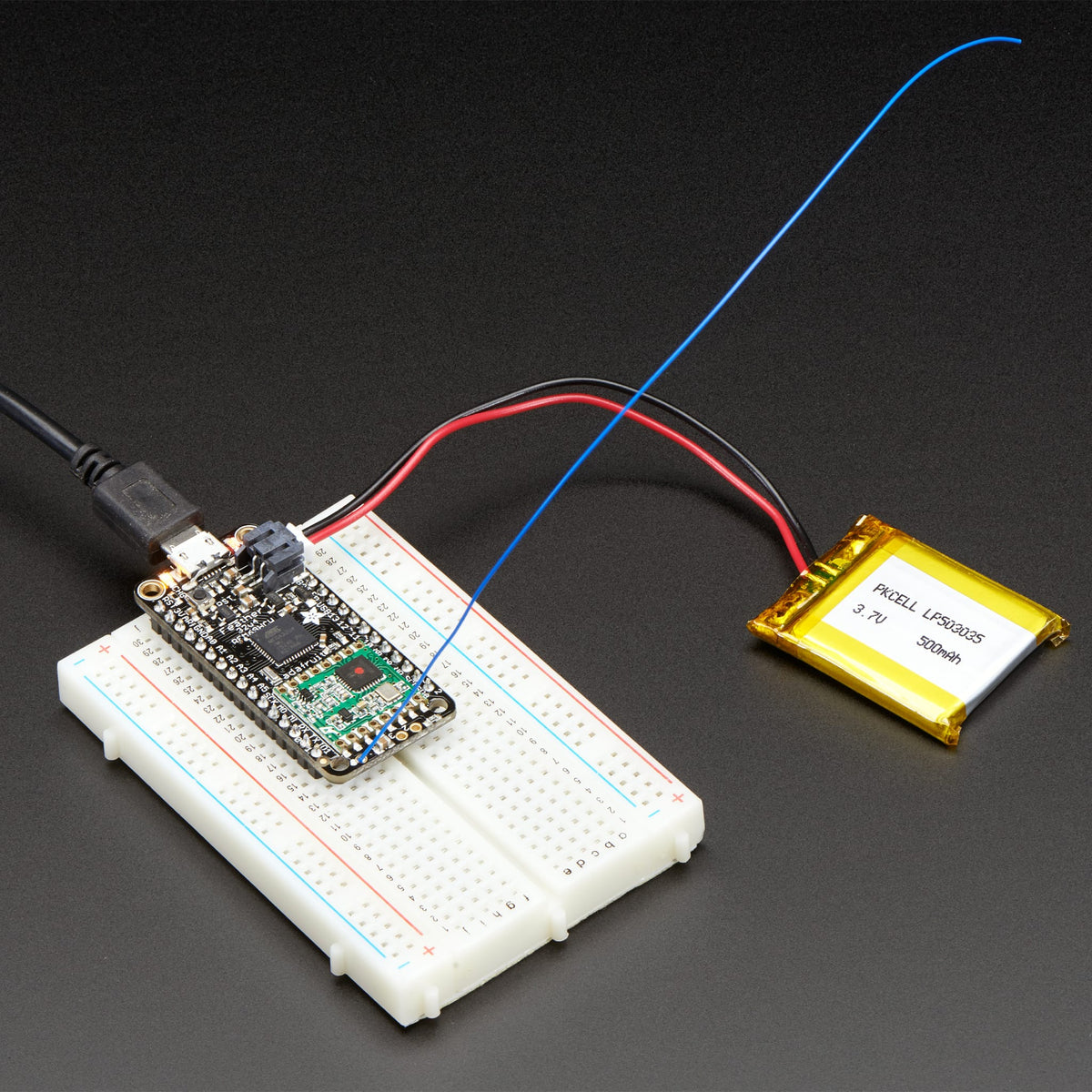 Adafruit Feather 32u4 RFM96 LoRa Radio - 433MHz (RadioFruit) by Adafruit - The Pi Hut