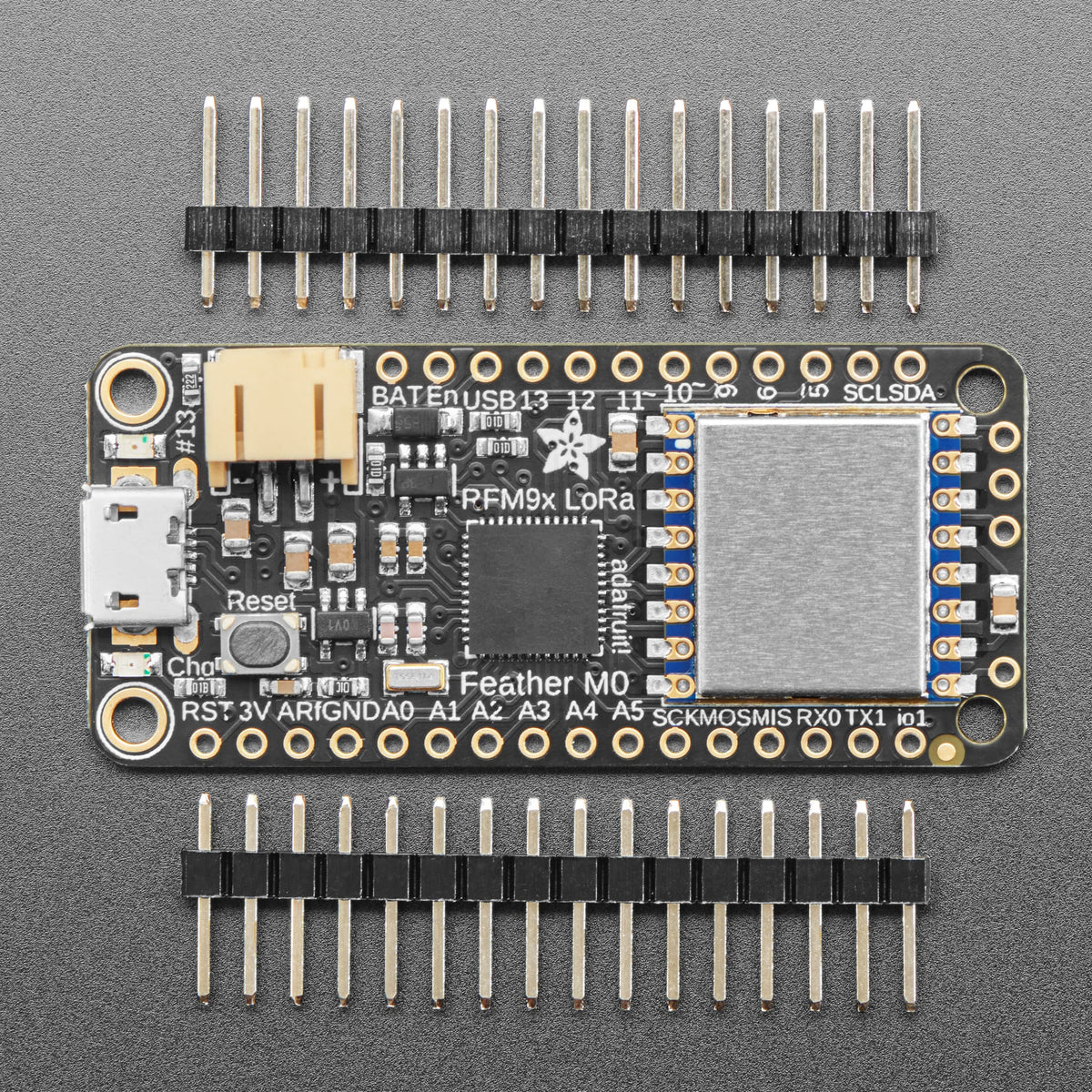 Adafruit Feather M0 RFM96 LoRa Radio - 433MHz (RadioFruit) by Adafruit - The Pi Hut