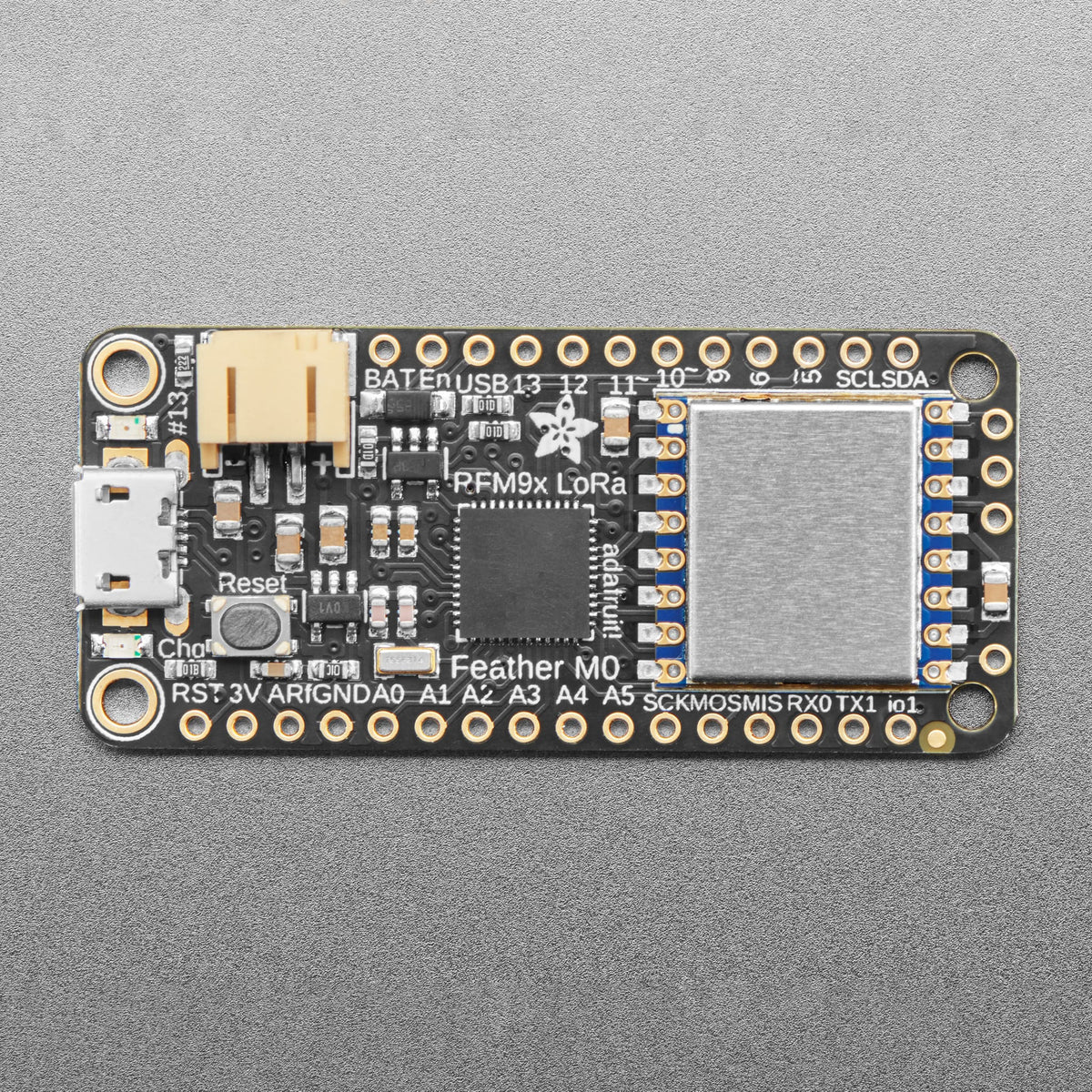 Adafruit Feather M0 RFM96 LoRa Radio - 433MHz (RadioFruit) by Adafruit - The Pi Hut