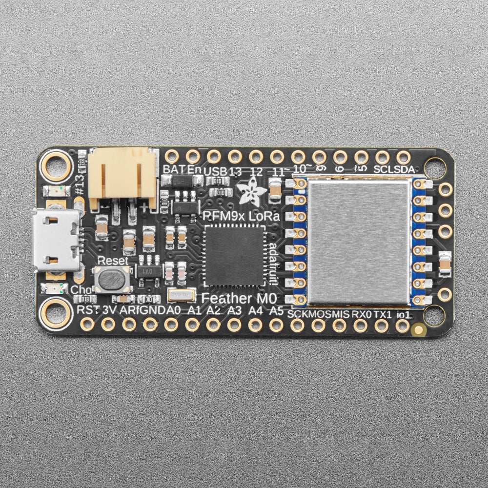 Adafruit Feather M0 RFM96 LoRa Radio - 433MHz (RadioFruit) by Adafruit - The Pi Hut