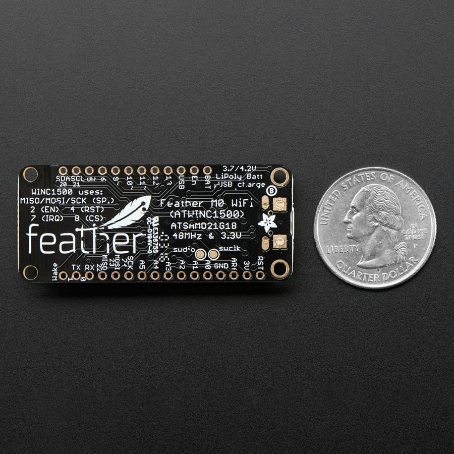 Adafruit Feather M0 WiFi - ATSAMD21 + ATWINC1500 by Adafruit - The Pi Hut