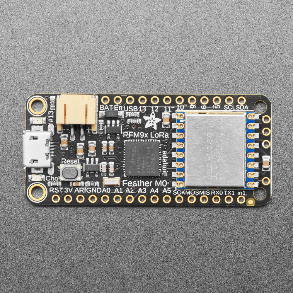 Adafruit Feather M0 with RFM95 LoRa Radio - 900MHz (RadioFruit) by Adafruit - The Pi Hut