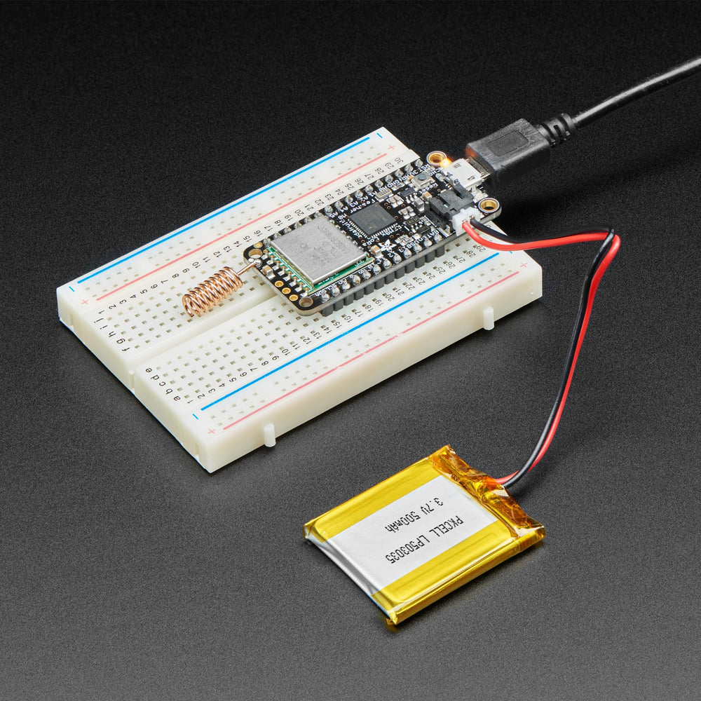 Adafruit Feather M0 with RFM95 LoRa Radio - 900MHz (RadioFruit) by Adafruit - The Pi Hut