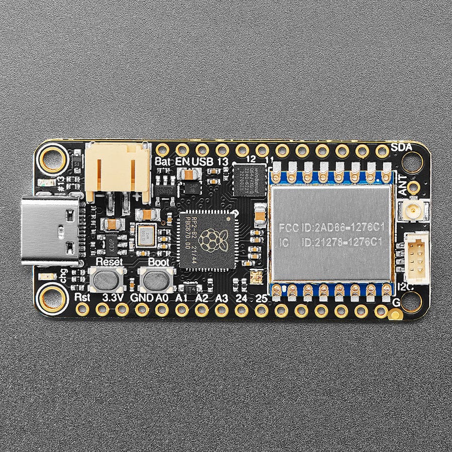 Adafruit Feather RP2040 with RFM95 LoRa Radio - 915MHz - RadioFruit and STEMMA QT - The Pi Hut