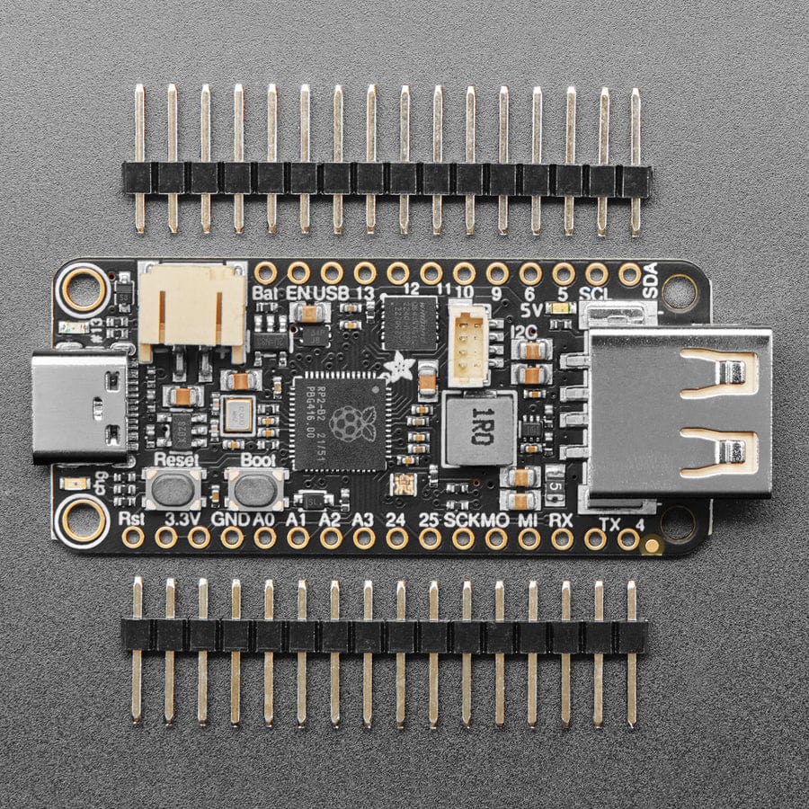 Adafruit Feather RP2040 with USB Type A Host - The Pi Hut