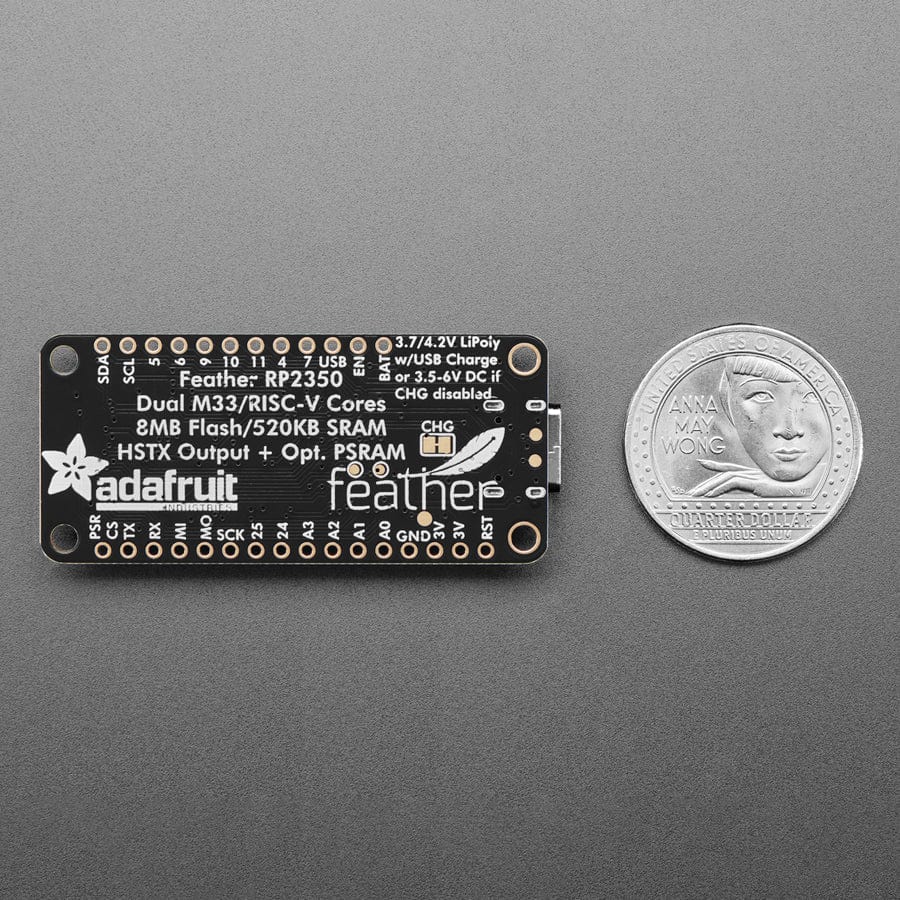 Adafruit Feather RP2350 with HSTX Port