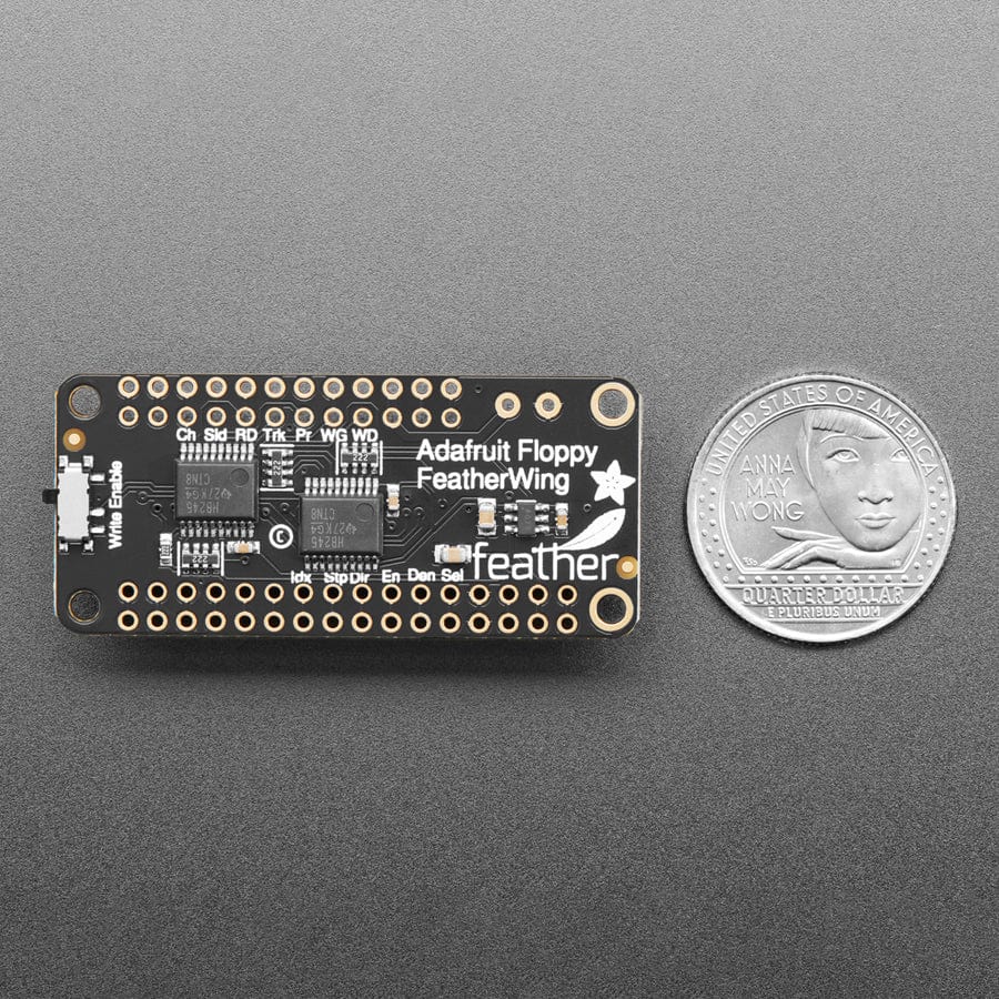 Adafruit Floppy FeatherWing with 34-Pin IDC Connector