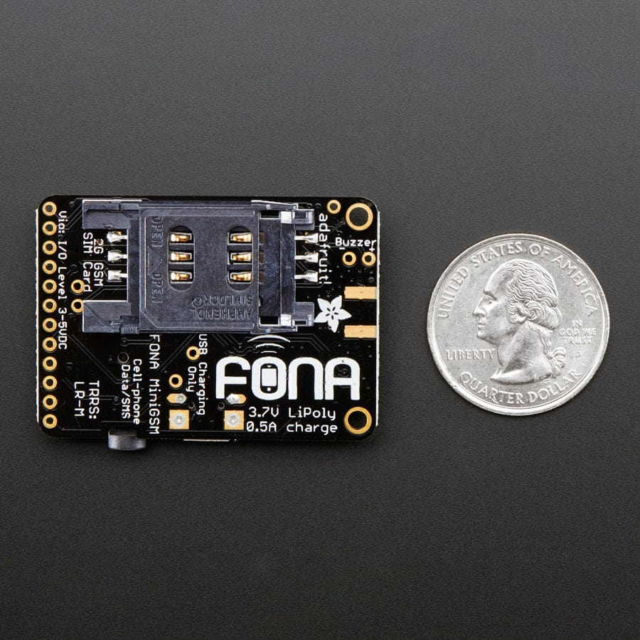 Adafruit FONA - Mini Cellular GSM Breakout uFL Version