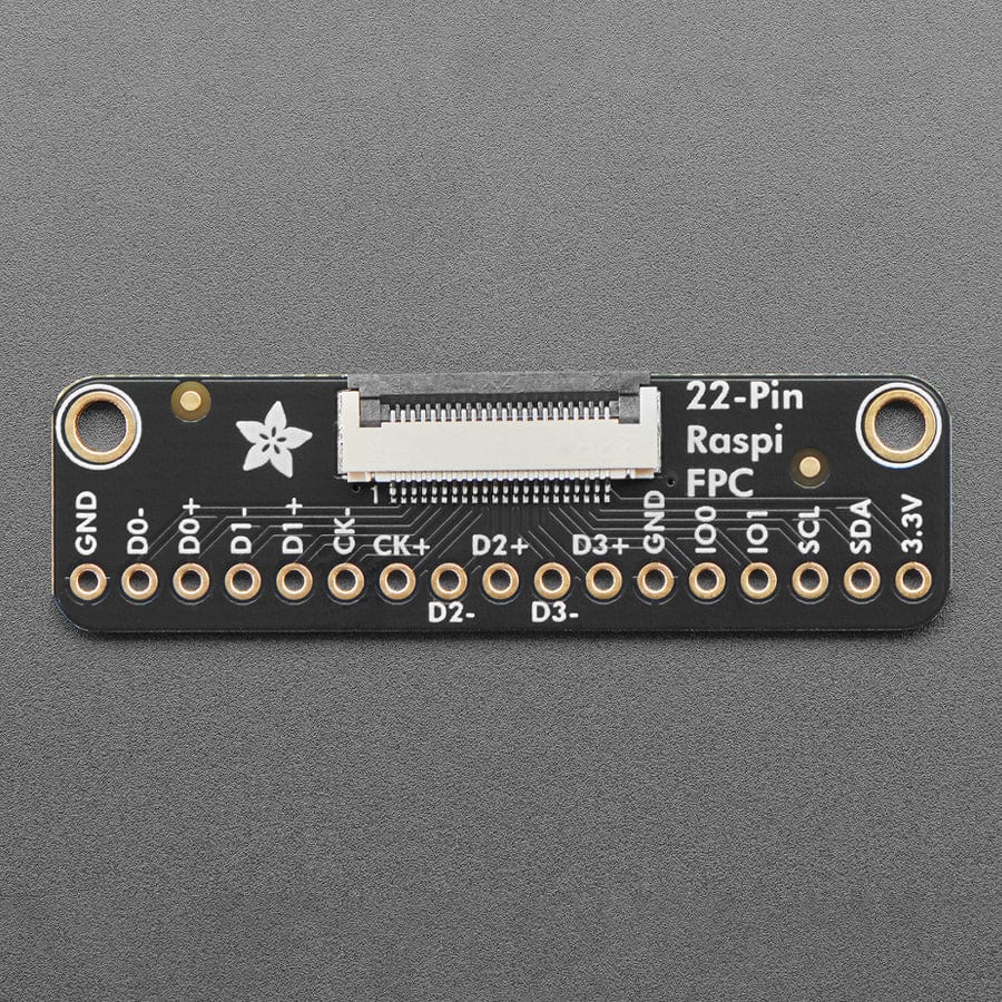 Adafruit FPC Breakout for Raspberry Pi 5 DSI or RP2350 HSTX - 22 Pin 0.5mm