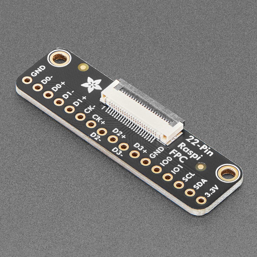 Adafruit FPC Breakout for Raspberry Pi 5 DSI or RP2350 HSTX - 22 Pin 0.5mm