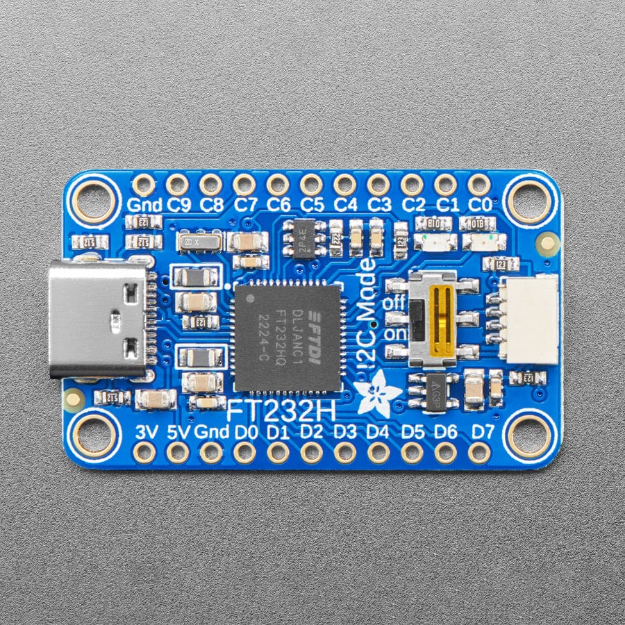 Adafruit FT232H Breakout - General Purpose USB to GPIO, SPI, I2C (USB-C & Stemma QT) by Adafruit - The Pi Hut