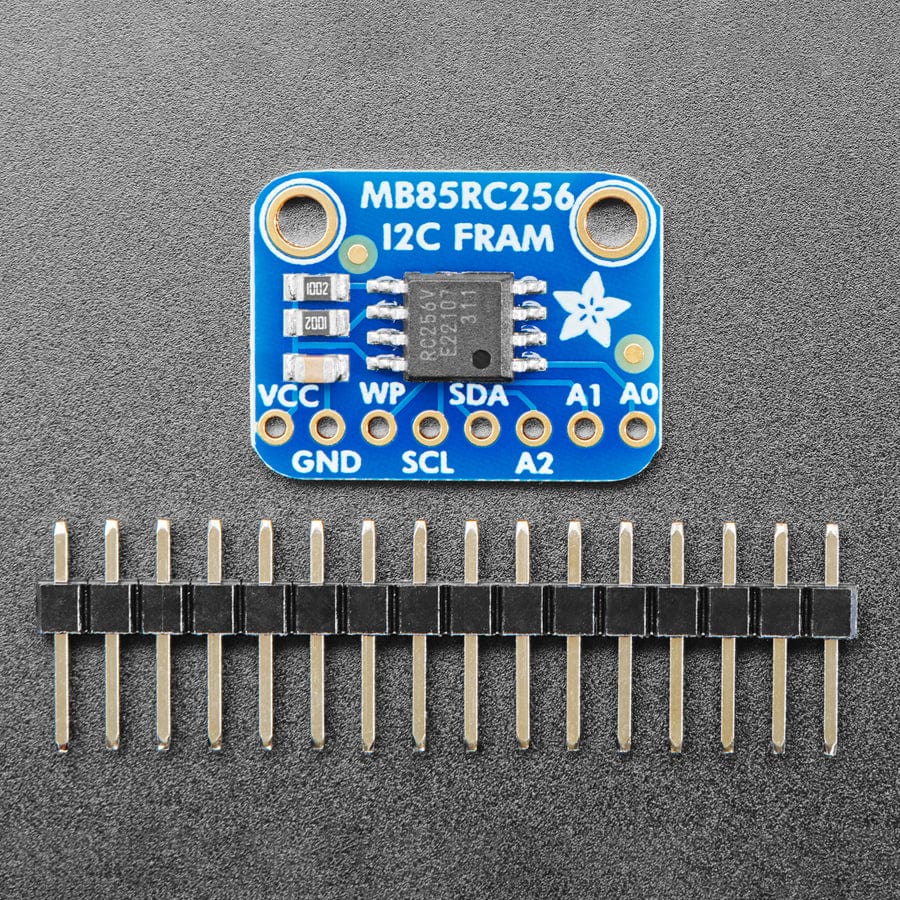 Adafruit I2C Non-Volatile FRAM Breakout - 256Kbit / 32KByte - The Pi Hut