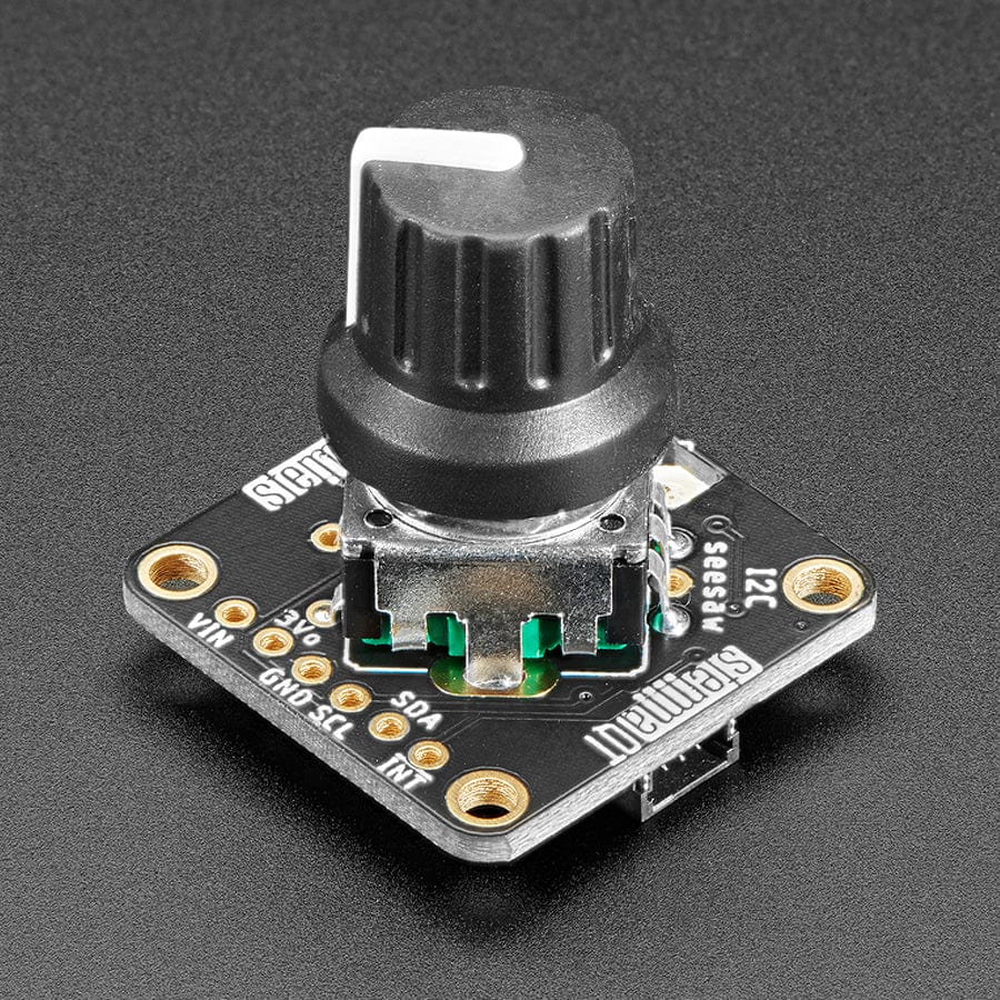 Adafruit I2C QT Rotary Encoder Breakout with NeoPixel - STEMMA QT / Qwiic - The Pi Hut