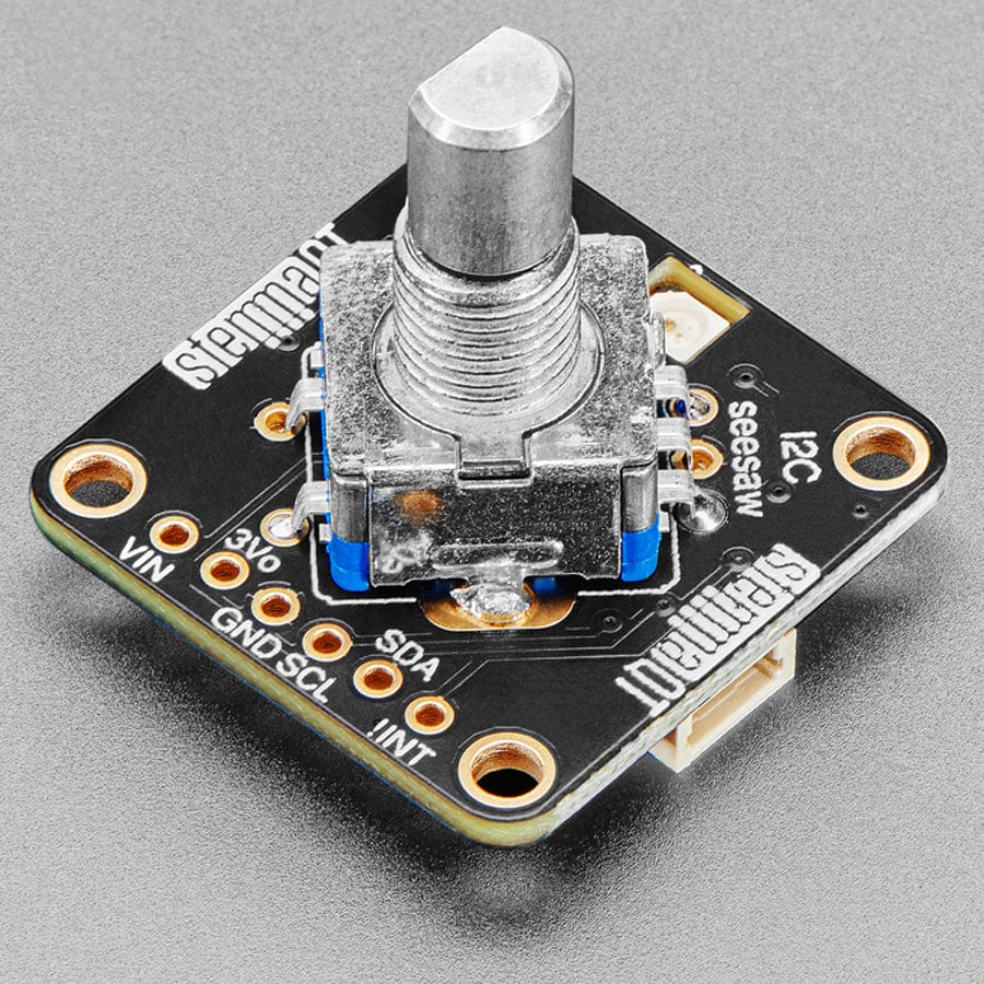 Adafruit I2C Stemma QT Rotary Encoder Breakout with Encoder - STEMMA QT / Qwiic - The Pi Hut