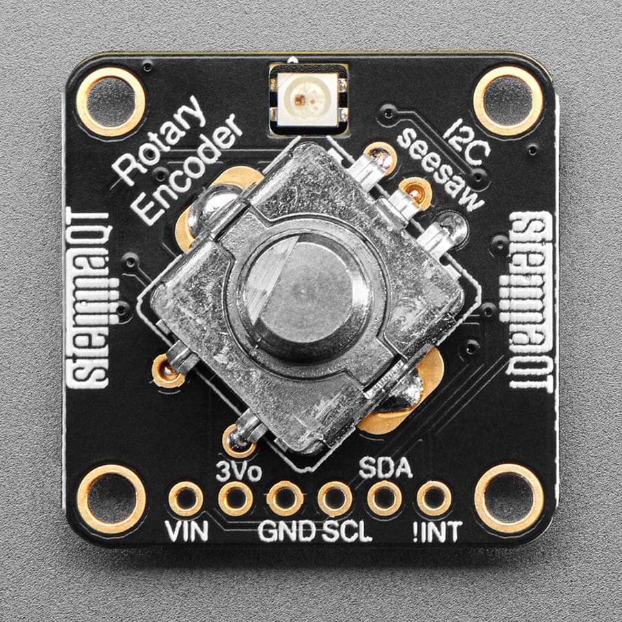 Adafruit I2C Stemma QT Rotary Encoder Breakout with Encoder - STEMMA QT / Qwiic - The Pi Hut