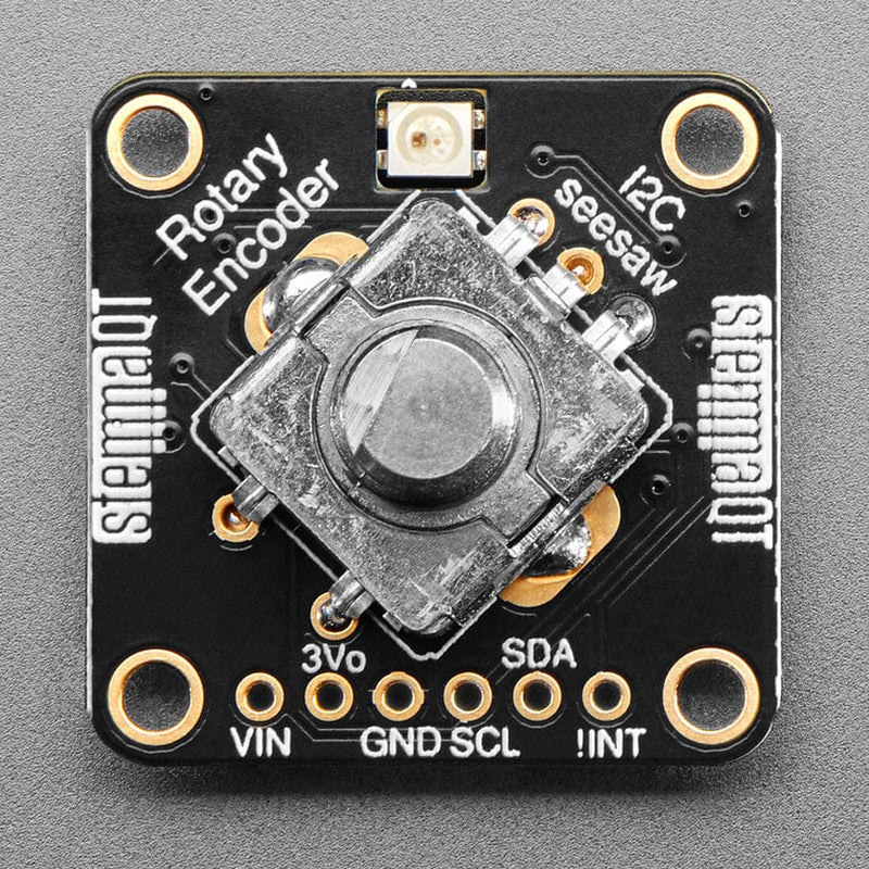 Adafruit I2C STEMMA QT Rotary Encoder- breakout met NeoPixel Adafruit I2C STEMMA QT Rotary Encoder- breakout met NeoPixel