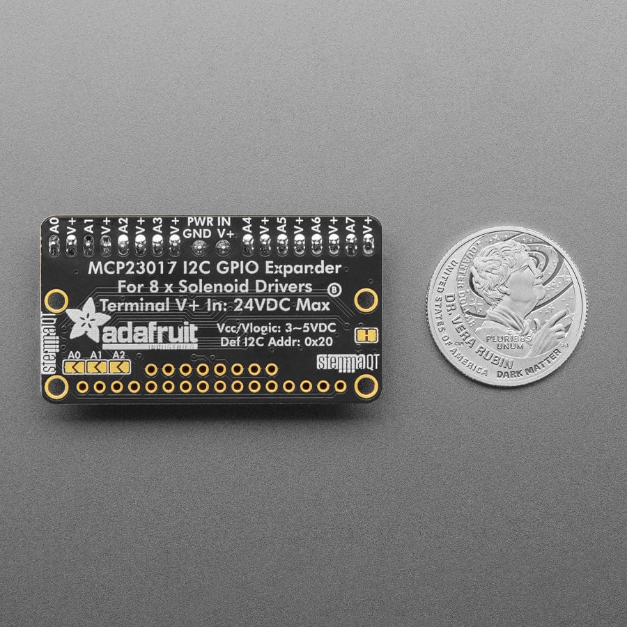 Adafruit I2C to 8-Channel Solenoid Driver