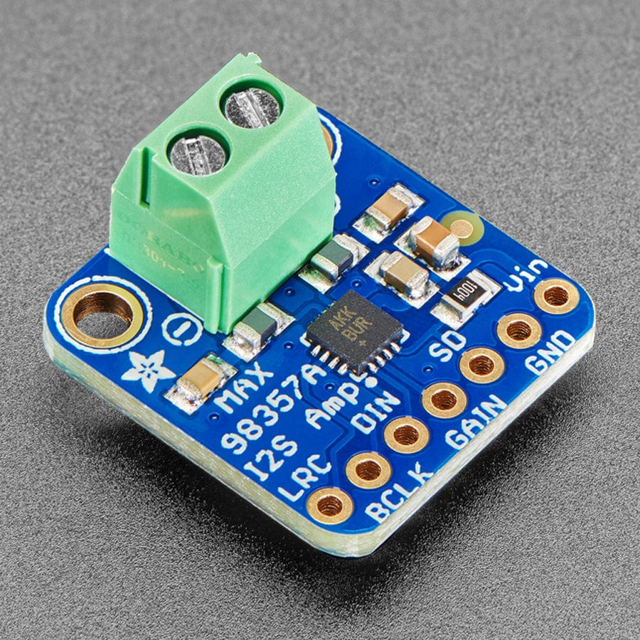 Adafruit I2S 3W Class D Amplifier Breakout - MAX98357A - The Pi Hut