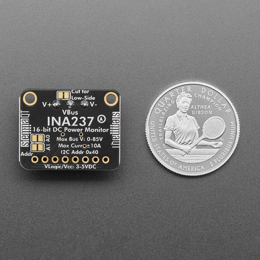 Adafruit INA237 85V 10A 16-bit DC Current Voltage Power Monitor by Adafruit - The Pi Hut