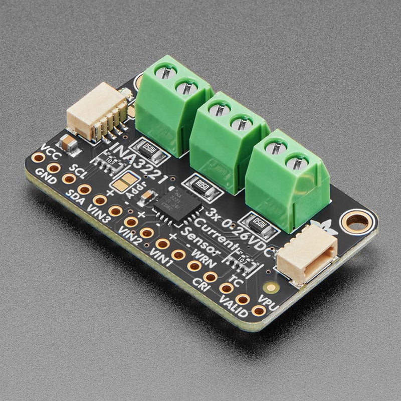 Adafruit INA3221 - Triple 0-26 VDC, ±3.2 Amp Power Monitor - STEMMA QT ...
