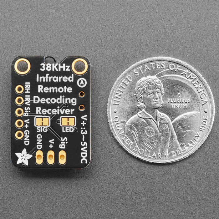 Adafruit Remote Control Adafruit Infrared IR Remote Receiver - STEMMA JST PH 2mm - The Pi Hut