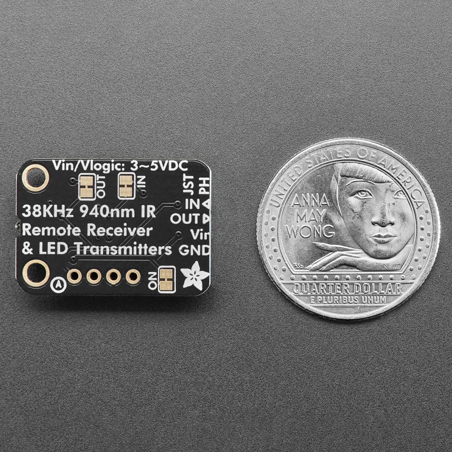 Adafruit Infrared IR Remote Transceiver - STEMMA JST PH 2mm - 940nm Emitter + 38KHz Receiver - The Pi Hut