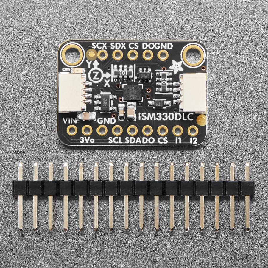 Adafruit ISM330DHCX - 6 DoF IMU - Accelerometer and Gyroscope by Adafruit - The Pi Hut