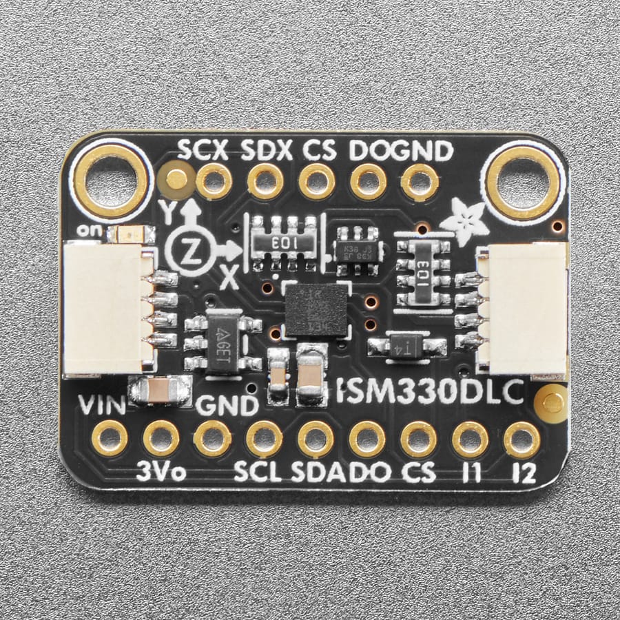 Adafruit ISM330DHCX - 6 DoF IMU - Accelerometer and Gyroscope by Adafruit - The Pi Hut