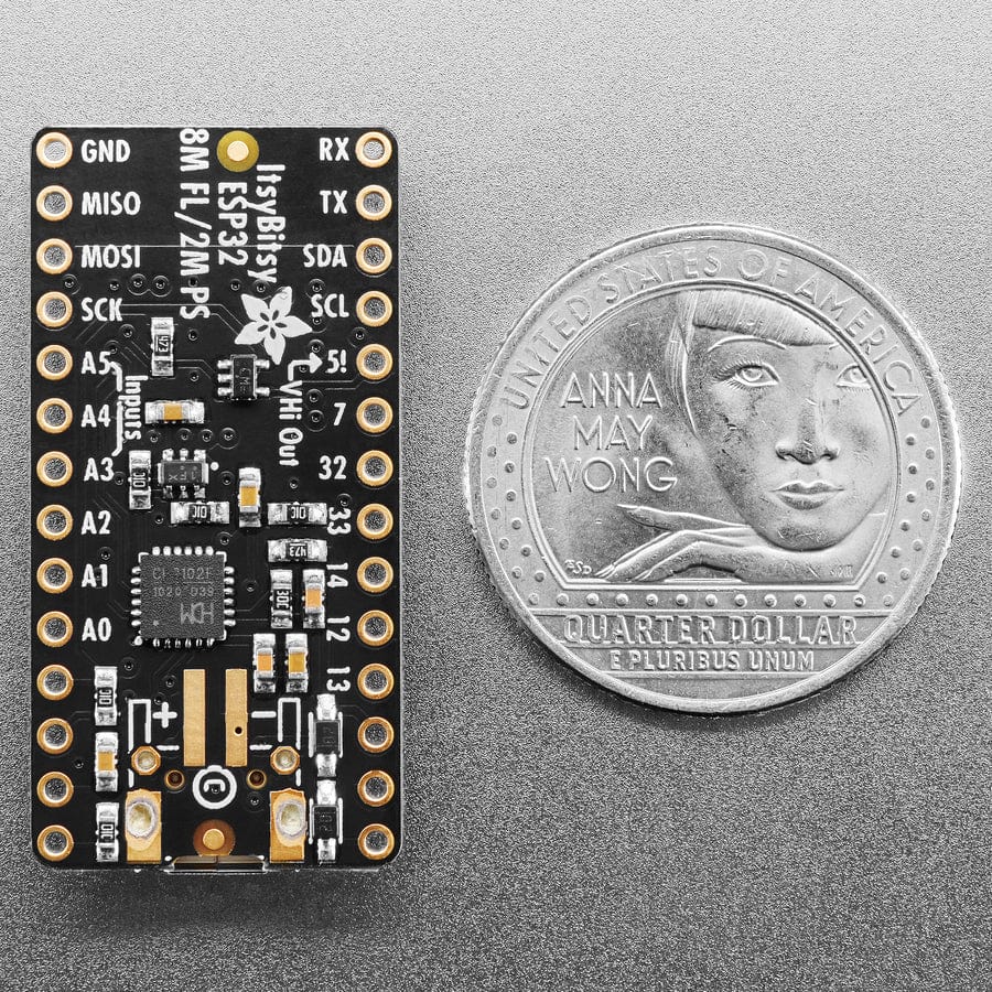 Adafruit ItsyBitsy ESP32 - PCB Antenna - 8 MB Flash / 2 MB PSRAM - The Pi Hut