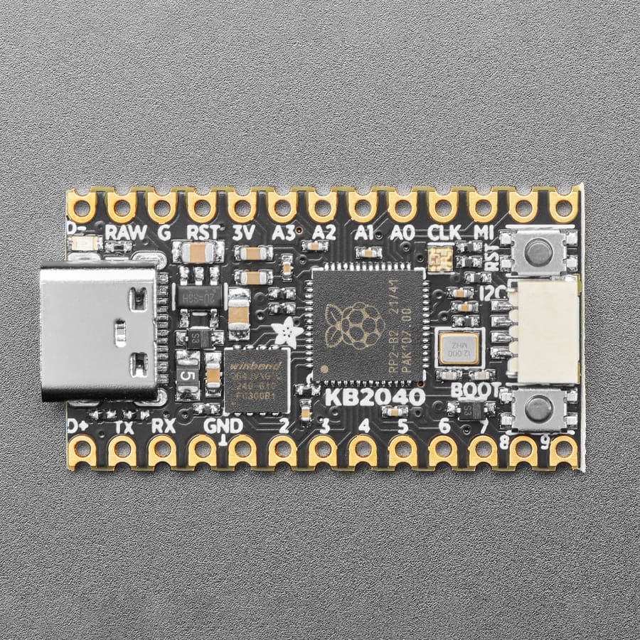 Adafruit KB2040 - RP2040 Kee Boar Driver by Adafruit - The Pi Hut