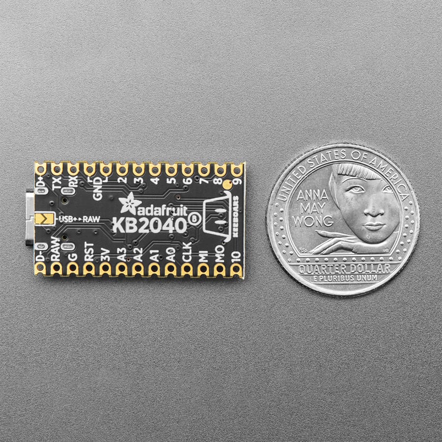 Adafruit KB2040 - RP2040 Kee Boar Driver by Adafruit - The Pi Hut