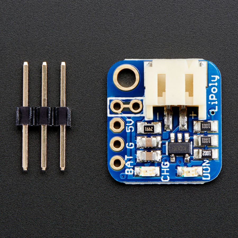 Adafruit LiIon/LiPoly Backpack Add-On for Pro Trinket/ItsyBitsy - The Pi Hut