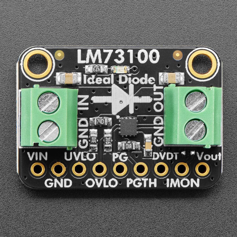 Adafruit LM73100 23V 5A Max Ideal Diode Breakout by Adafruit - The Pi Hut