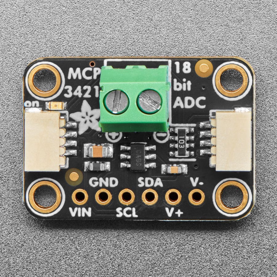 Adafruit MCP3421 18-Bit ADC - STEMMA QT / Qwiic - The Pi Hut