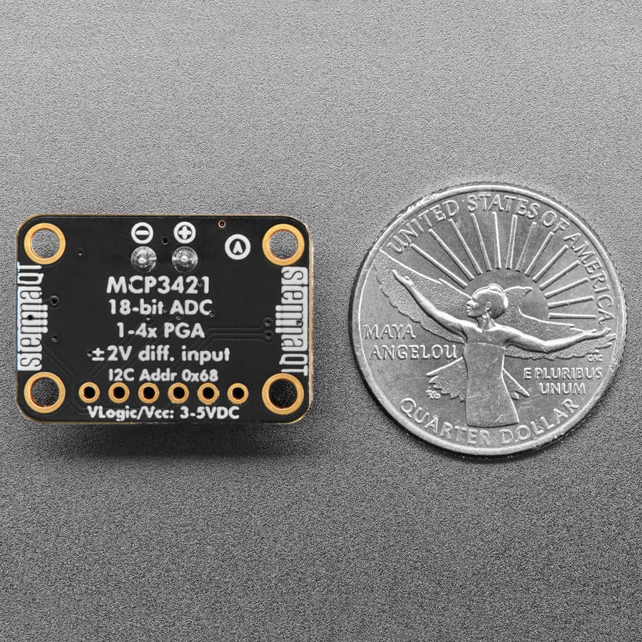 Adafruit MCP3421 18-Bit ADC - STEMMA QT / Qwiic - The Pi Hut