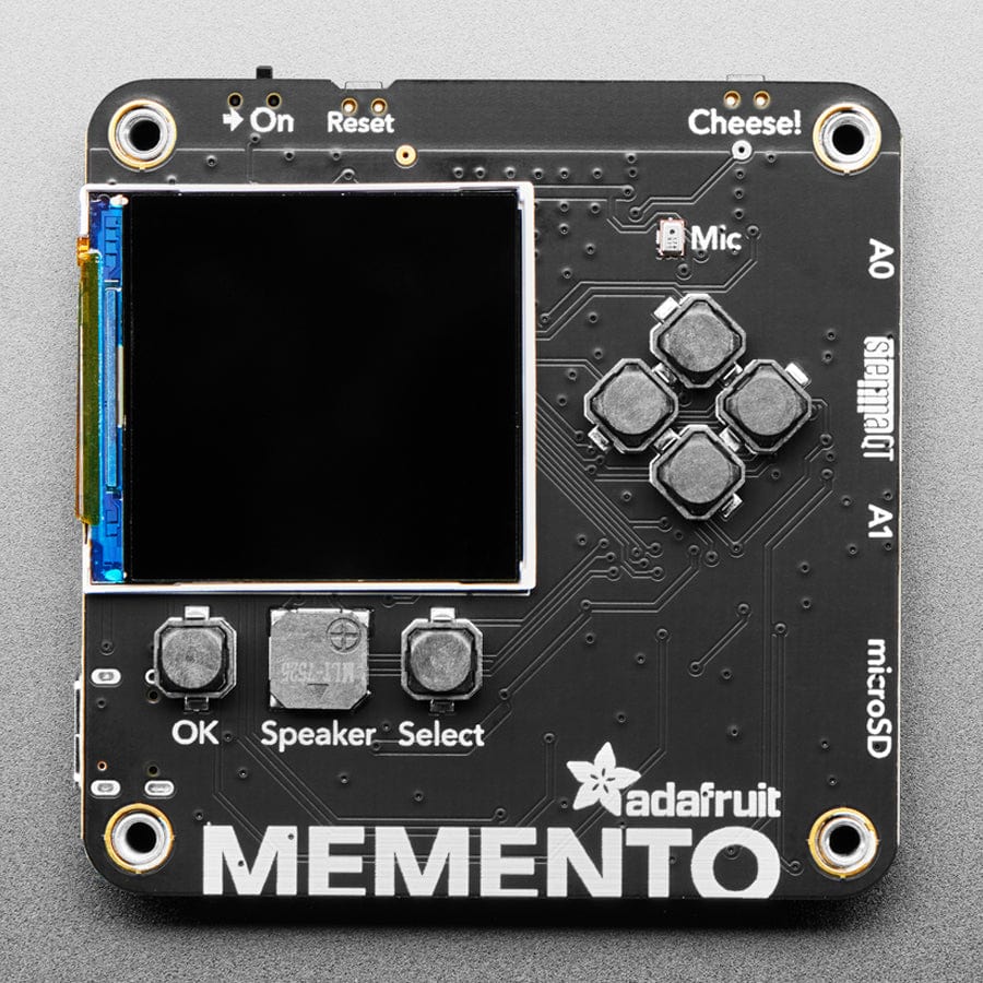 Adafruit MEMENTO - Python Programmable DIY Camera - Bare Board