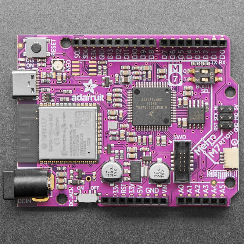 Adafruit Metro M7 with AirLift - Featuring NXP iMX RT1011 - The Pi Hut