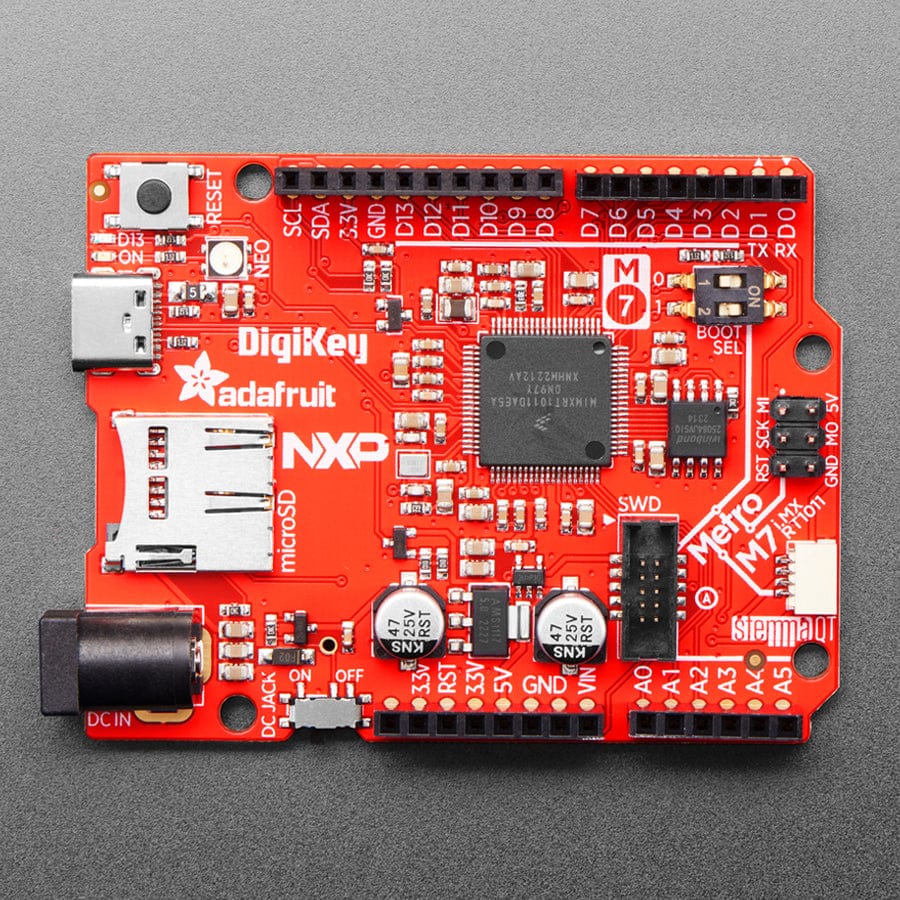 Adafruit Metro M7 with microSD - Featuring NXP iMX RT1011 - The Pi Hut